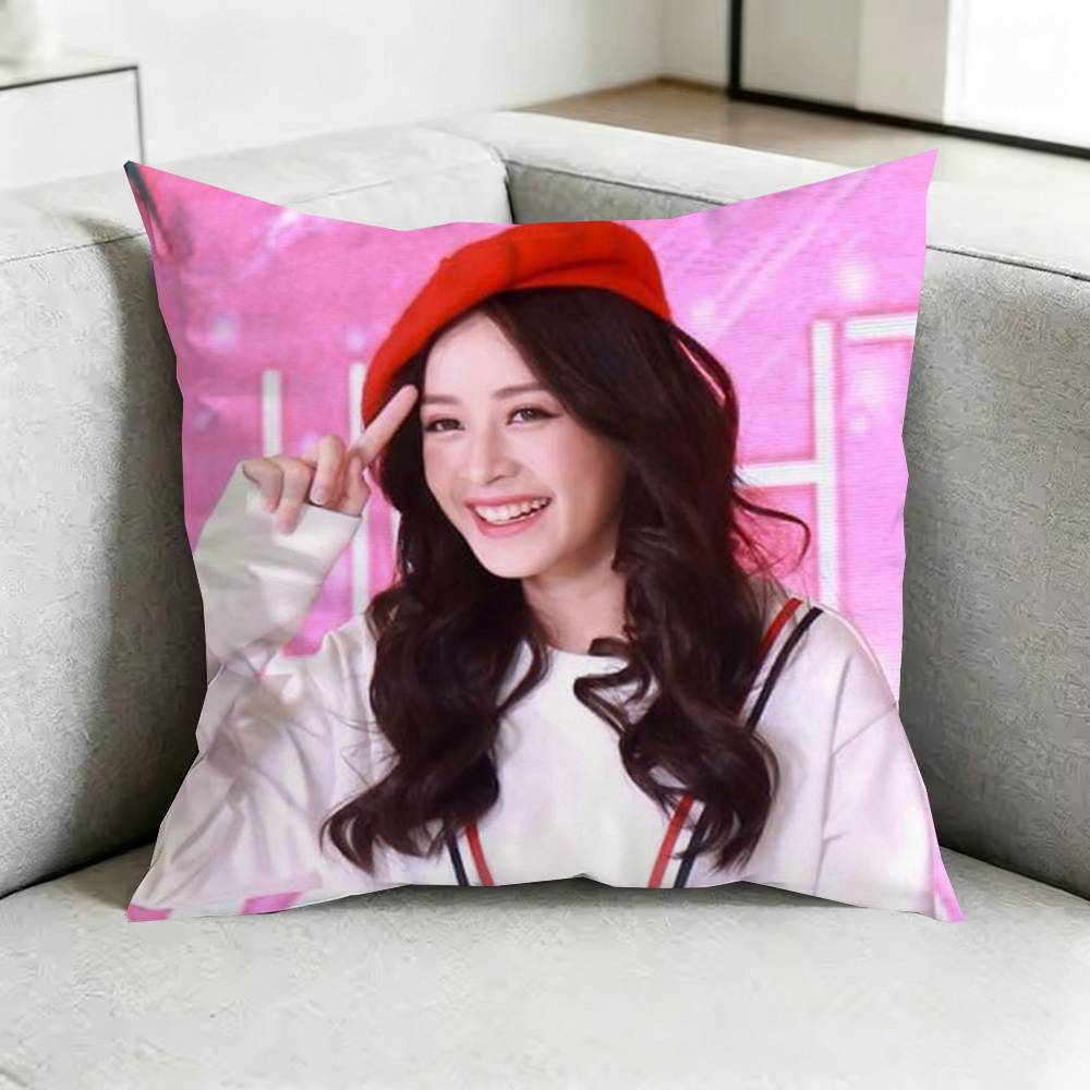 Chi PPu Talk To MMe Pillow Case Square DoubleSided Sofa Cushion Cover Bedroom Bedside Pillow Gift