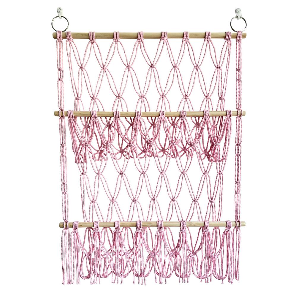 2025 New Stuffed Animal Toy Net Hammock Wall Hanging Organizer 2 Layer Design Easy to Install Display Plush Toy Storage Hammock