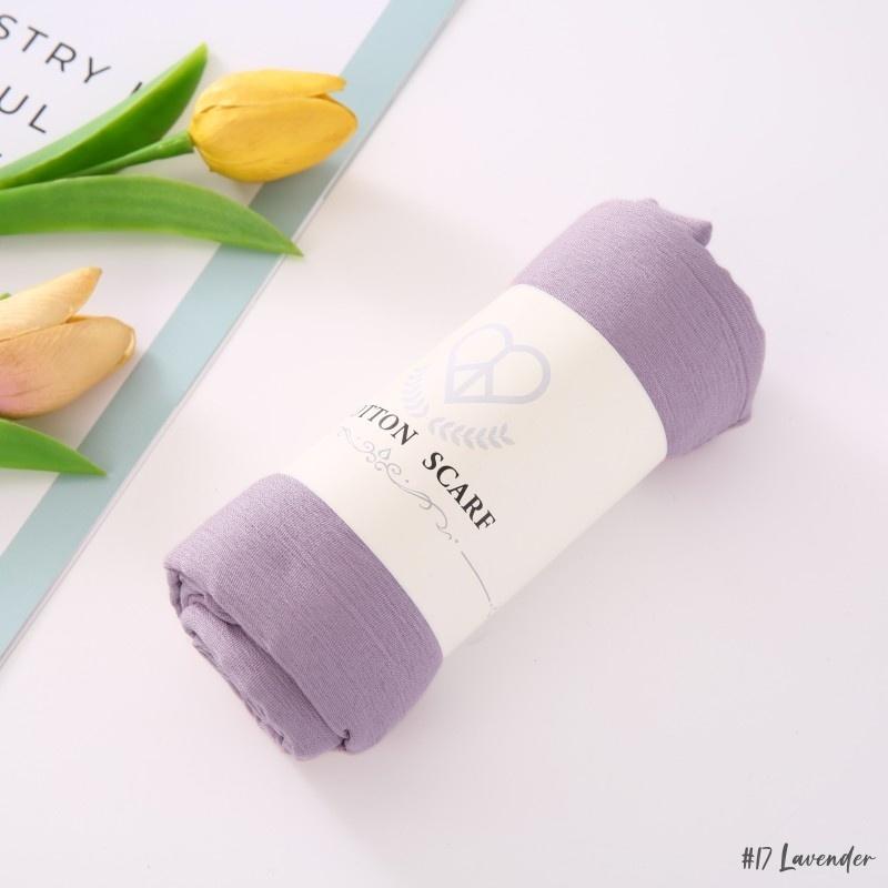 Fancy Fine Pleated Rayon Cotton Scarves Micro Crinkle Soft Cotton Long Shawl Factory Hemming Cheap Price Hijab