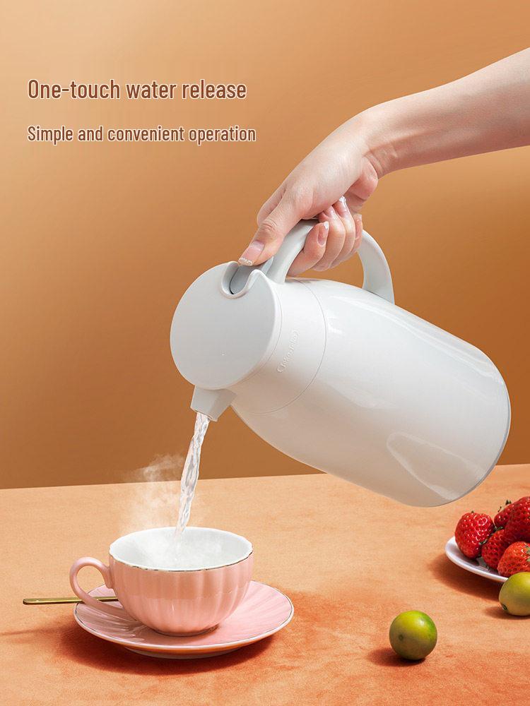 Large Capacity Thermos Flask - Ideal for Dorms and Home, Keeps Water Hot, Also Functions as a Small Teapot