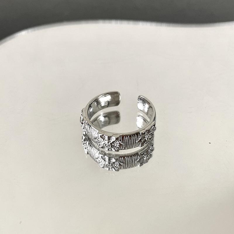 Dark Spider Dopamine Star Open Ring Cold Wind Personality Advanced Sense Index Finger Ring