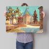 Cobblestone Statue Personalized D Textured Metal Poster Wall Art Vintage Tin Signs for Home Decor Living Room Decoration Gaming