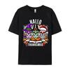 Sugar Skull Christmas Halloween Thanksgiving Hallothanksmas T-Shirts Character Men Tops T Shirt Pure Cotton Clothes