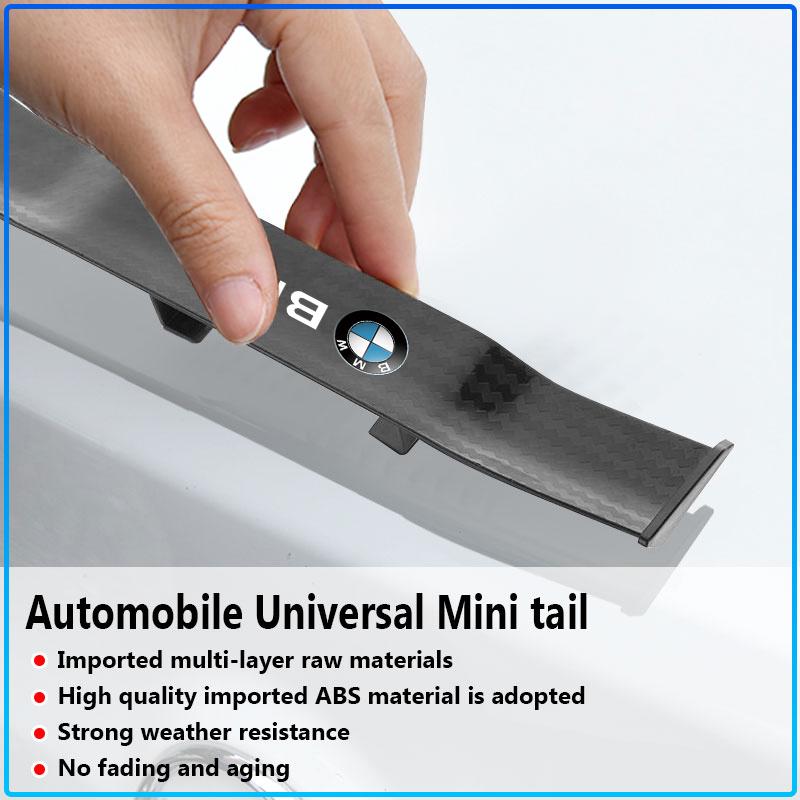 Car Rear Spoiler Mini Spoiler Wing Small Tail Emblem Sticker Decoration For BMW M Performance 1 3 5 7 Series M3 M4 M5 M6 X1 X3 X5 X6 X7 E30 E34 E36 E4