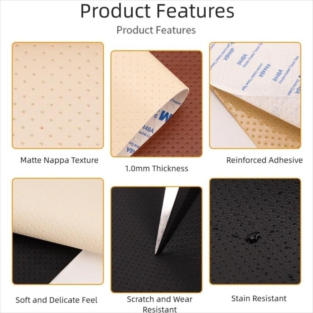 Self-adhesive Leather Repair Patch Breathable Scratch-resistant Leather Fabric Stickers Wear-resistant Thicken Repair Patches