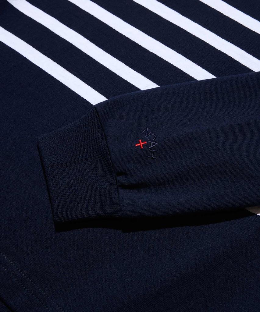 Noa (U) Oversized Striped Rugby Top Navy/White