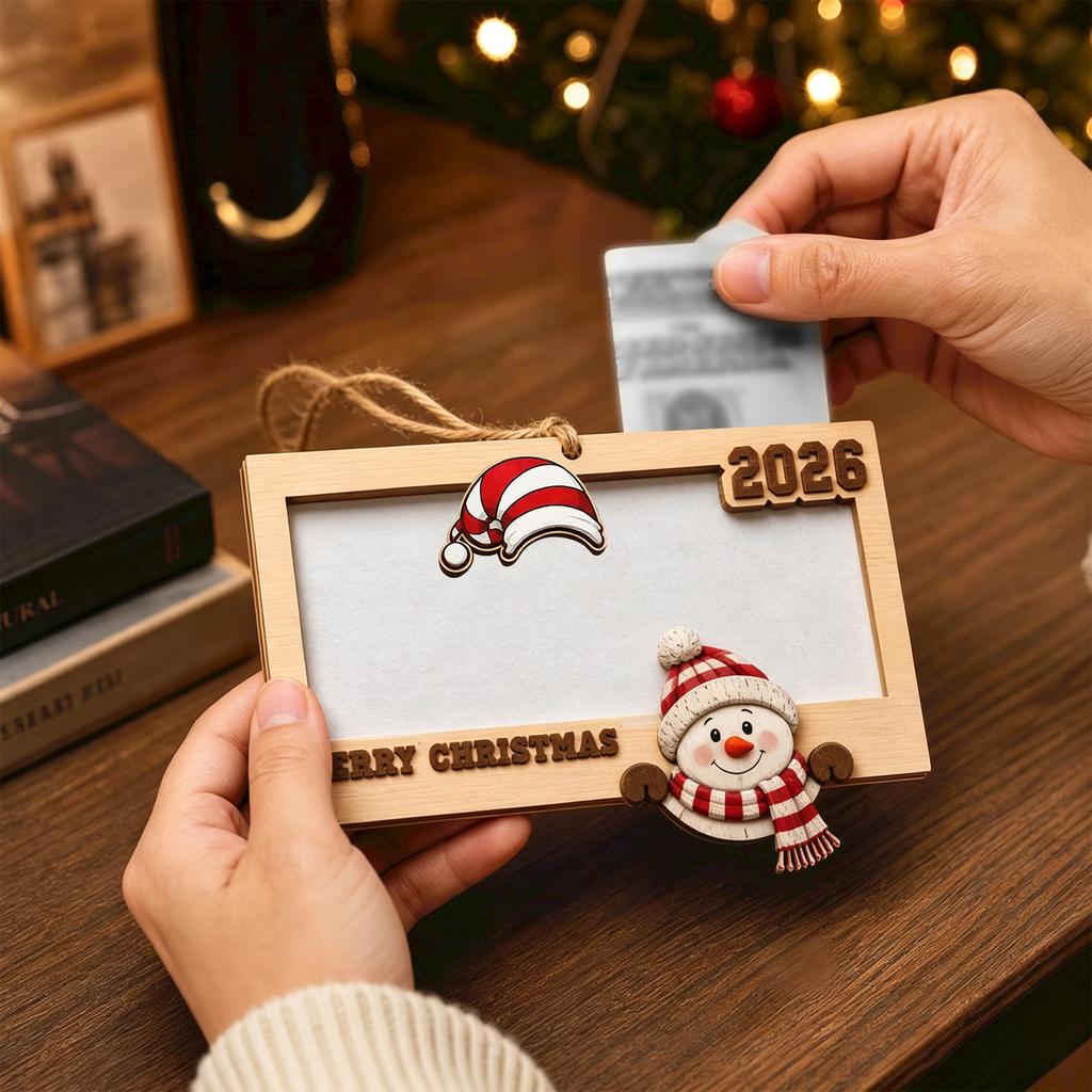 Christmas Wooden Clip for - Wooden Holder for Men and Women -