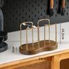 Disposable Cup Storage Holder Modern Walnut Mug Display Stand Organizer Rack Shelf Water Tea Cups Wood Dispenser