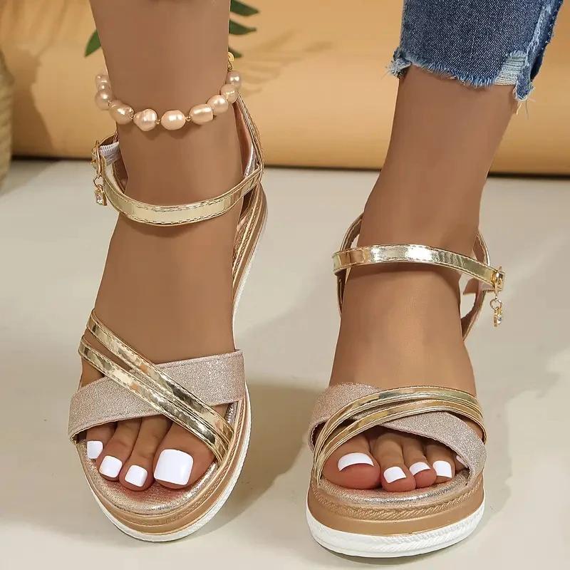 Fashion Women Sandals New Casual Platform High Heels Shoes for Women Wedges Luxury Fashion Sandals Summer Comfort Sexy Sandals Women