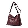 Large Capacity Women's Bag Middle-aged Mother Bag Crossbody Bag Small Square Bag