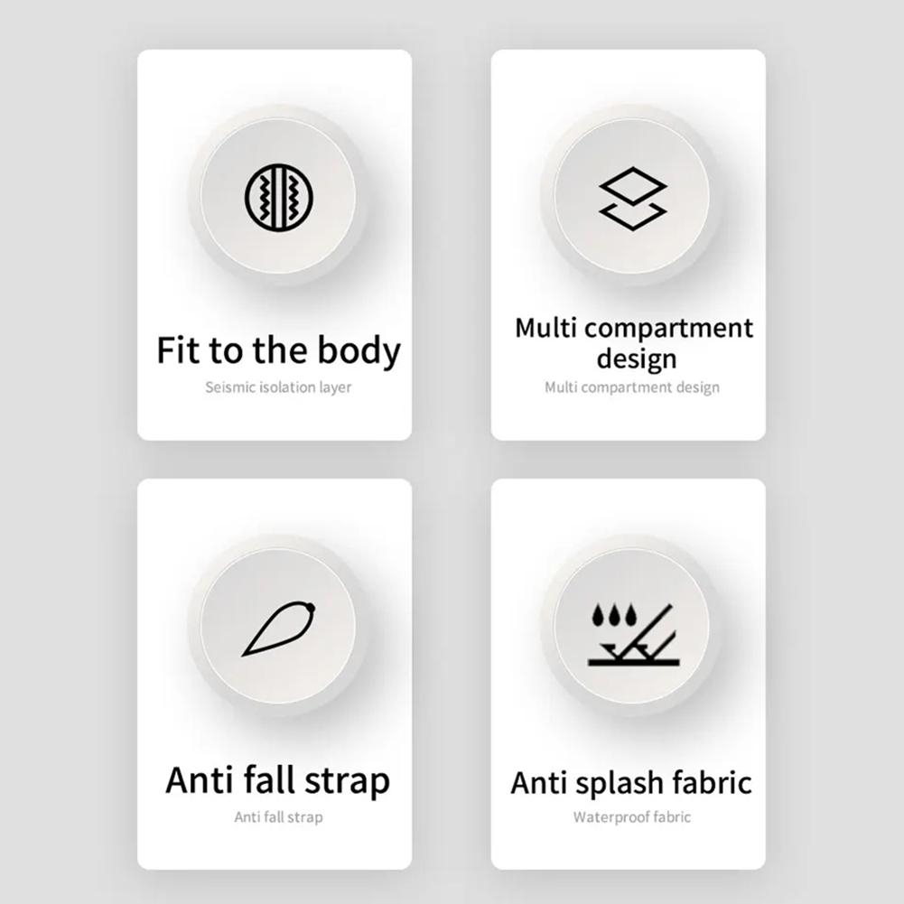 EVA Travel Protective Case Anti-scratch Hardshell Case Game Console Carrying Bag for Anbernic RG556 Retro Handheld Game Console