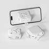 3-in-1 Foldable Retractable Type-C Charging Cable with Storage & Gift Customization - Fast Charging Compatible.