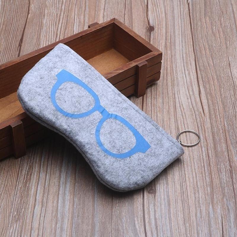 2018 Colorful Sunglasses Case For Women Men Glasses Box Felt Sun Glasses Bag Eyeglasses cases For Men Eyewear Accessories