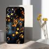 Christmas Art Decorations Phone Case For iPhone 17,16,15,14,13,12,11,Plus,Pro Max,XS,X,XR,SE,Mini,8,7,Soft Silicone Black