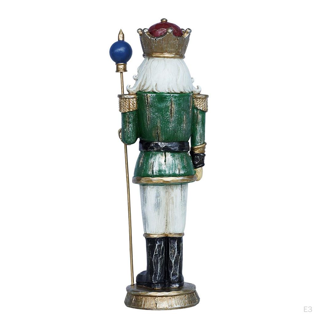 10Inches Christmas Nutcracker Soldier Gifts Hand Painted Doll Desktop Holiday Display Party Home