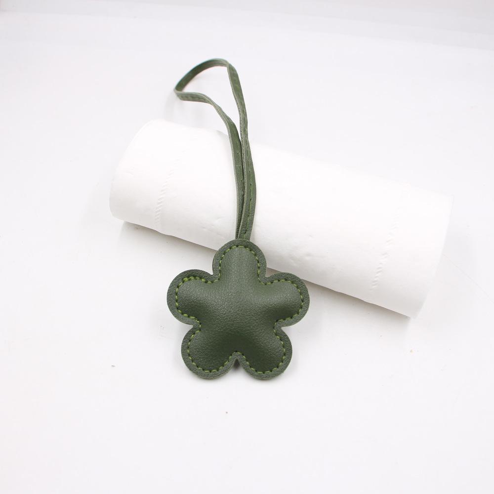 New Festival Flower Leather Hanging Rope Knotting Miu Luggage Clothing Accessories Hanging Accessories Decoration Cherry Blossom Pendant