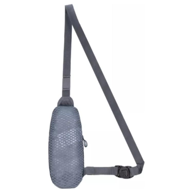 Asics Polyester Crossbody Bag Sling Bag Unisex Gray Asics 3013B094-020