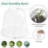 10/5x Seed Plant Nursery Pots Elegant Plastic Easy Use Plant Contai Mini Flowerpot Inside Succulents Gardening Supplies Planters