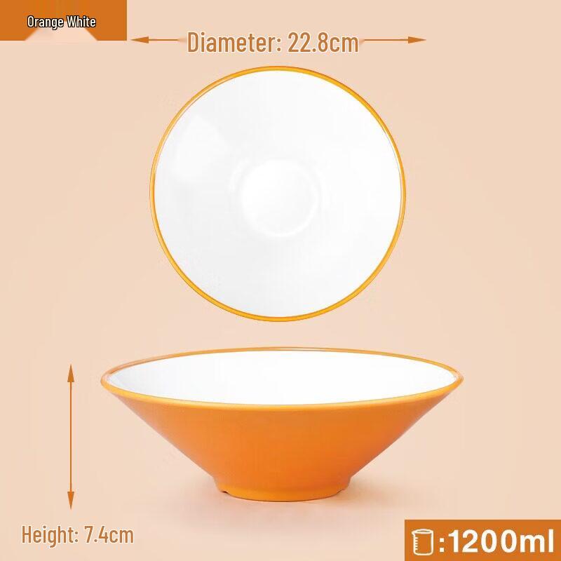 BoZhen Chef Commercial Melamine Conical Noodle Bowl