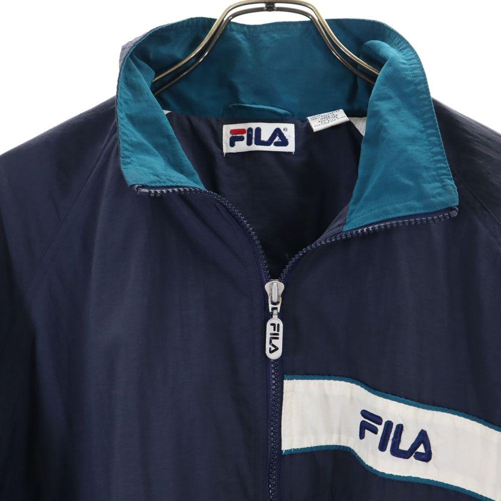 Fila 90s Old Nylon Jacket L Navy Men's Used