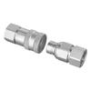 Hydraulic Quick Coupling Connector Set for NPT14 NPT38 NPT12 NPT34 Enhanced Durability with White Zinc Treatment