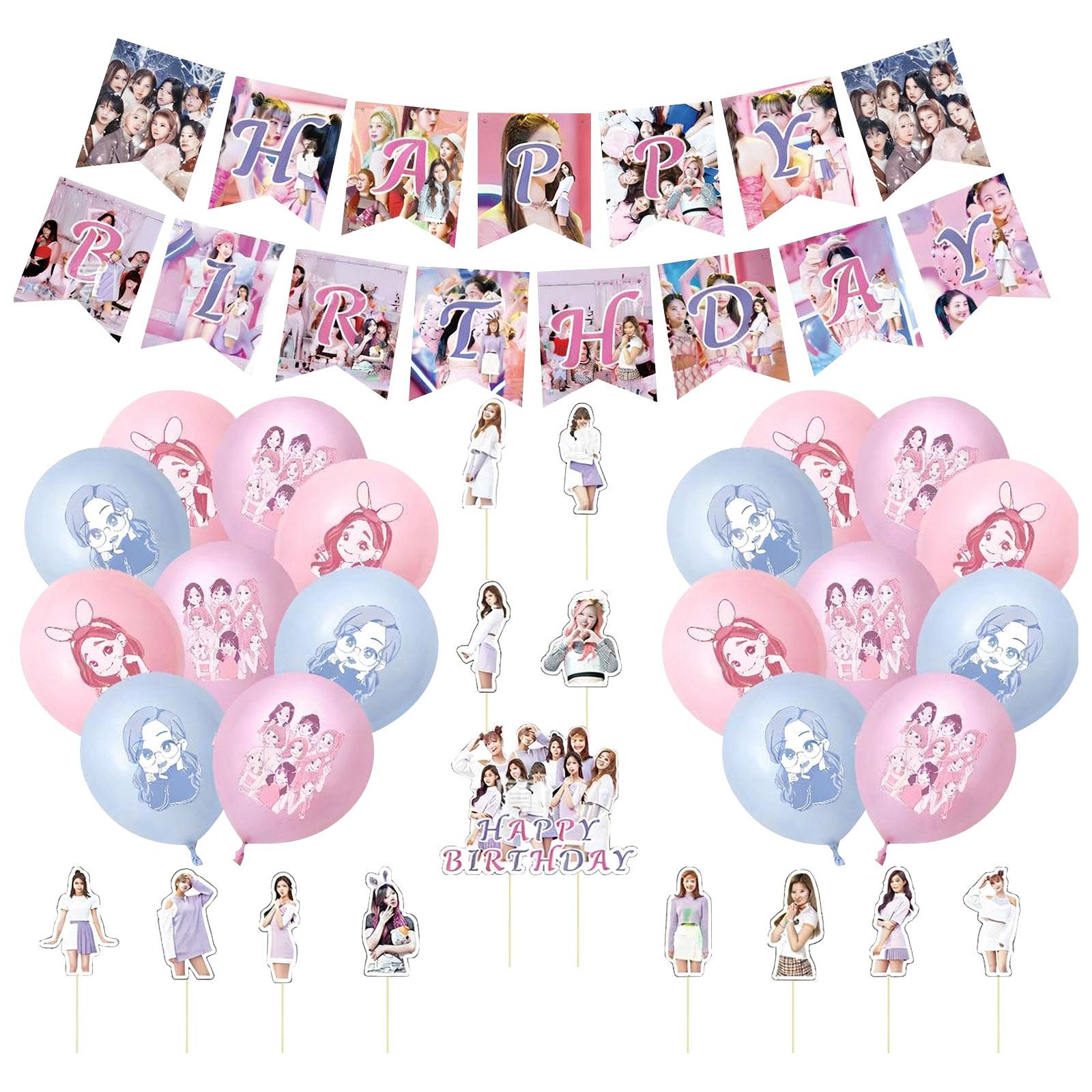 

Popular Girl Group Peripheral Birthday Party Decoration, Party Party Decoration, Ideal Birthday Party For Star Chasers One Size