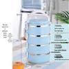 SIFAR Portable 3-Layer Stainless Steel Insulated Lunch Box