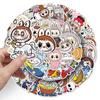 50 Stickers Creative Cute Doll Periphery Waterproof Gooka Computer DIY Hand Account Sticker