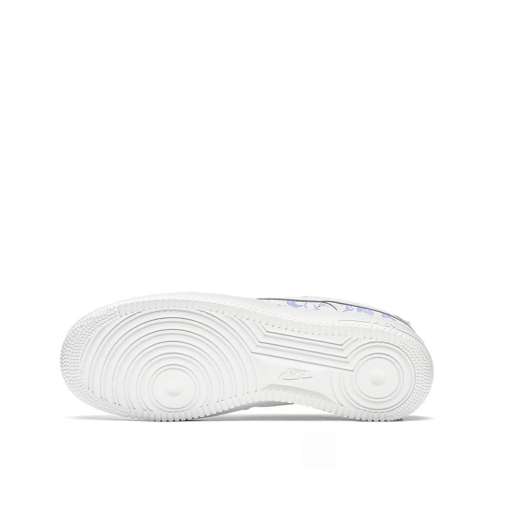 Nike Air Force 1 Light Reflecting Blue Glaze Ceramic, Azure Low Top Skateboard Shoes Unisex White CW2288-111(Team449-)