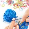 100Pcs Colorful Crochet Stitch Markers Metal Knitting Marker Rings  For Knitting Projects