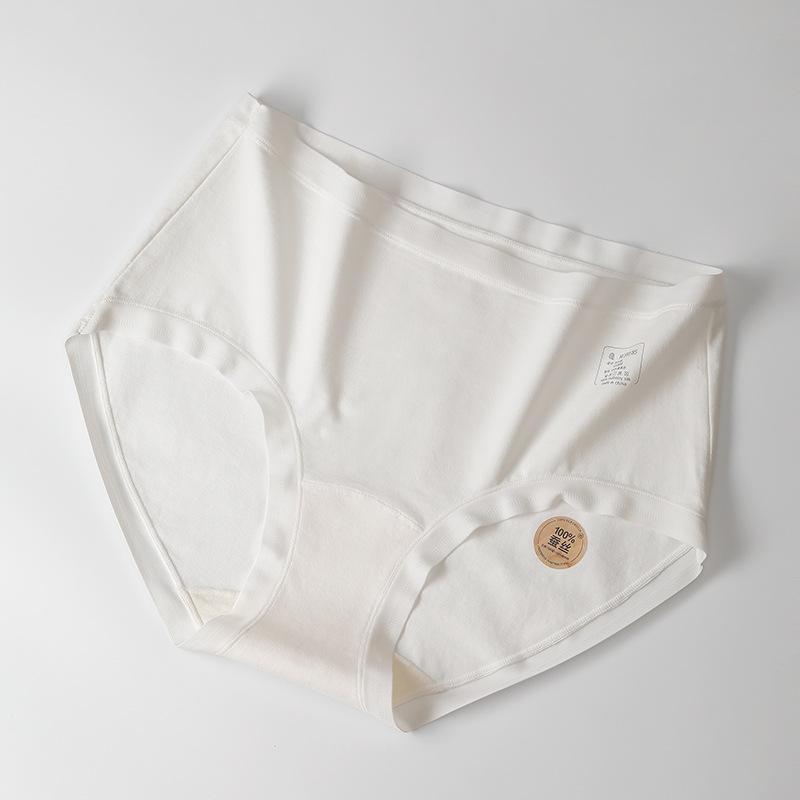 Female Spring and Summer Cotton 7A Antibacterial Extended High Waist Briefs