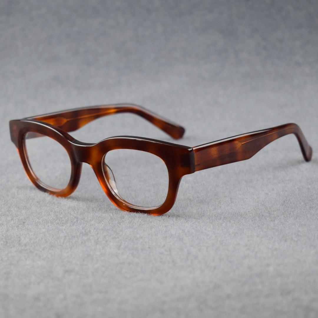 

Transparent Glasses Acetate Optical Eyeglass Frame Men Retro Tortoiseshell Oval Handmade Eyeglass Frames For Women морская черепаха