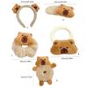 Niedliche Capybara Haarbänder Plüsch Stirnband Weiche Elastische Designs Haarband Haarschmuck für Kinder Jugendliche und Tierliebhaber
