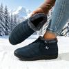 Waterproof Warm Low Top Casual Winter Snow Boots For Women Large Size