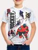 T-shirt pour Enfants Mode Impression 3D Été Manches Courtes Personnalisé Hip-Hop Confortable Col Rond Haut de Sport