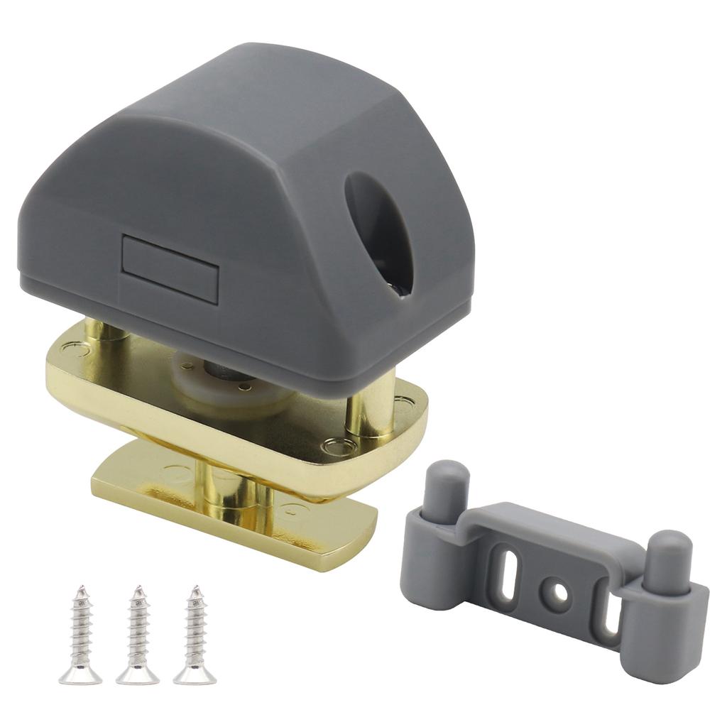 Keyless Cupboard Locks Camper Car Push Lock Caravan Boat Motor Home Cabinet Drawer Lock for RV Yachts Motorhome Camper Caravan