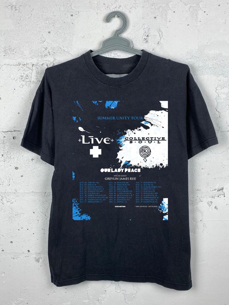 NEW Collective soul 2025 Jul tour 2025 Black T Shirt All Size S-5Xl BT877 Unisex T-Shirt XXXL