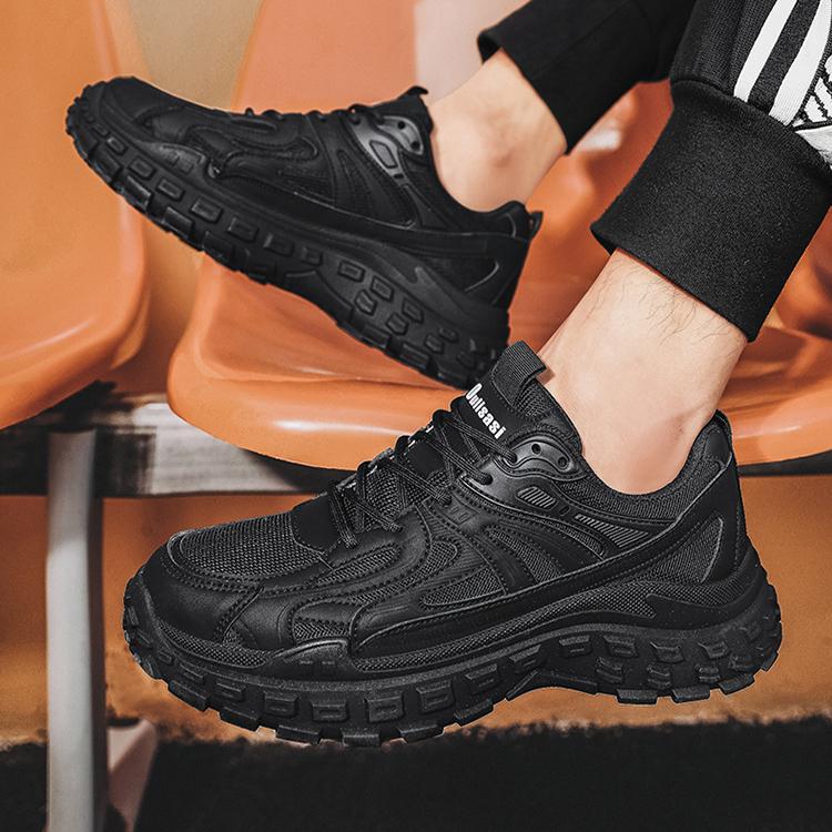 Men's Spring Mesh Sports Anti Slip and Wear-resistant Bottom Trendy Shoes for Men