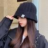 Hat Women'S Versatile Warm Ear Protection Big Head Knitted Hat Yarn Hat