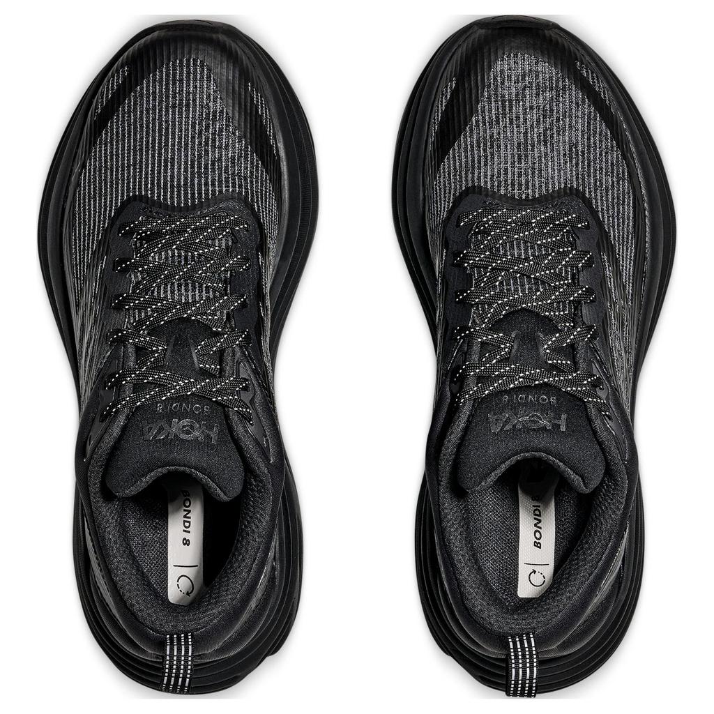 HOKA Bondi 8 Caged Stealth Tech Pack - Zapatillas Unisex Triple Black 1155391-BBLC