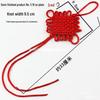 Small Unfinished Chinese Knot with Tassel and Butterfly Pendant – Handcrafted Decorative Knot