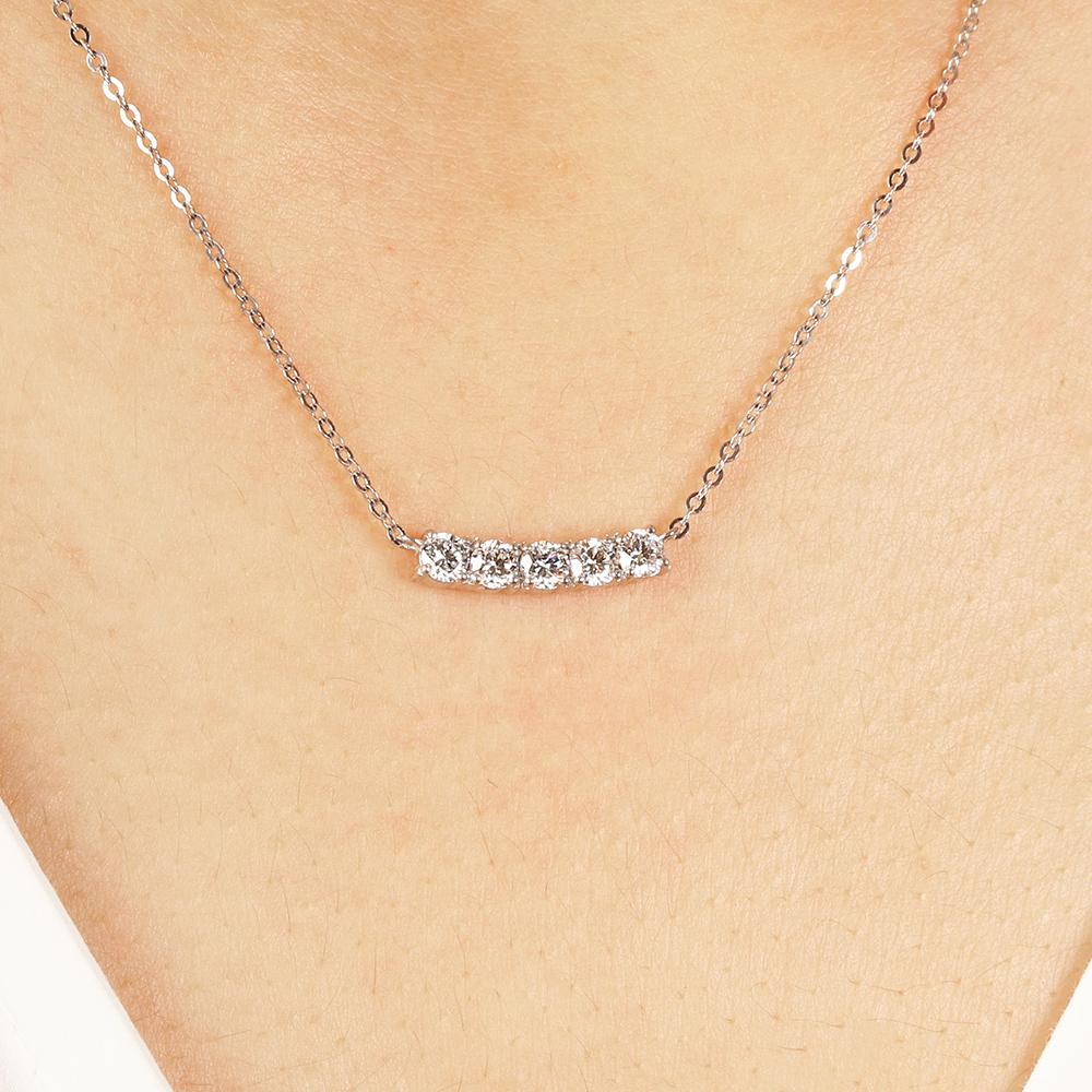 Loveenb [14K Gold] Glam Lab Diamond Necklace