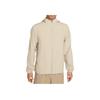 Nike Solid Color Hooded Zip Jacket Men Jackets Beige FB7483-251