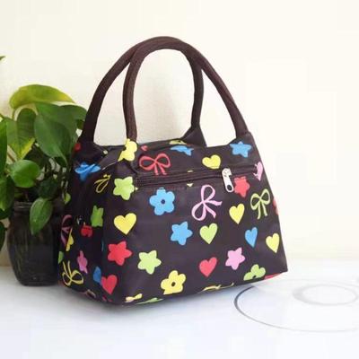 Waterproof Oxford Cloth Tote Bag for Elderly Moms - Small Square Handbag for Shopping and Work