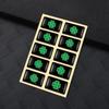 3D Epoxy Four Leaf Clover Badge Stickers Car Steering Wheel Dashboard Sticker For Alfa Romeo156 159 Giulietta Stelvio Gta Giulia pgi231