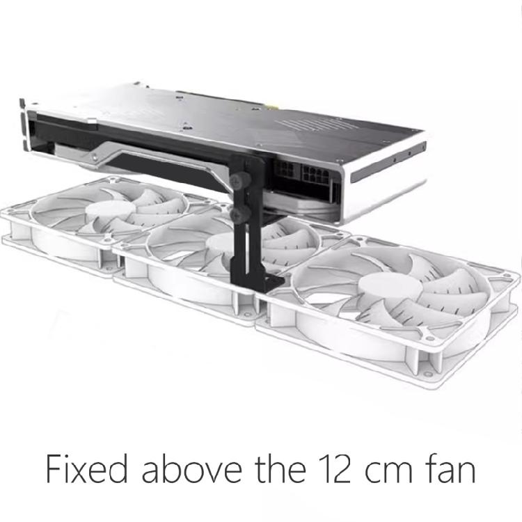GPU-Stützhalterung Verstellbare Aluminium-GPU-Halterung Video-Grafikkarten-Ständer Halter GPU-Stützhalterung