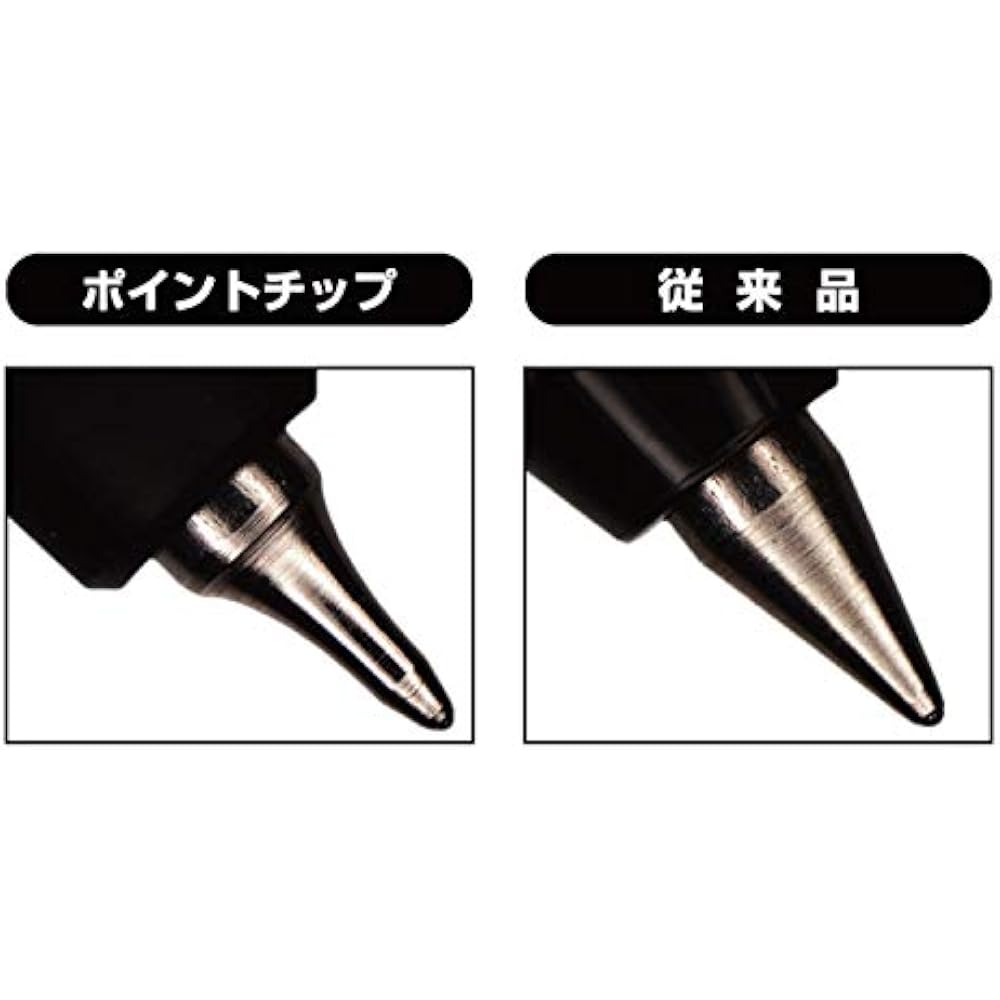 Mitsubishi Pencil Ballpoint Pen Refills, Jet Stream Edge, 0.38, Black, 10, SXR20338.24
