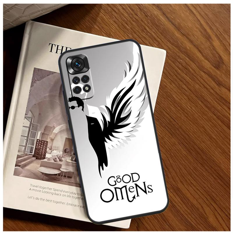 Good Omens Case For Xiaomi Redmi Note 12 10 9 11 13 Pro Plus 12S 10S 11S 9S Redmi 13C 10C 9C 12C Cover