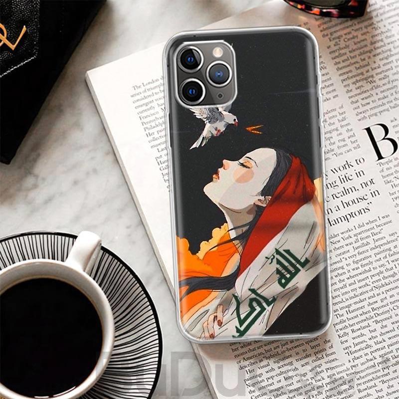 Etui Fashion Saddam Hussein Iraq Arabic Cover For iPhone 16 15 14 13 12 11 Pro Max Apple Phone Case X XS 7 Plus 8 + Art Customiz