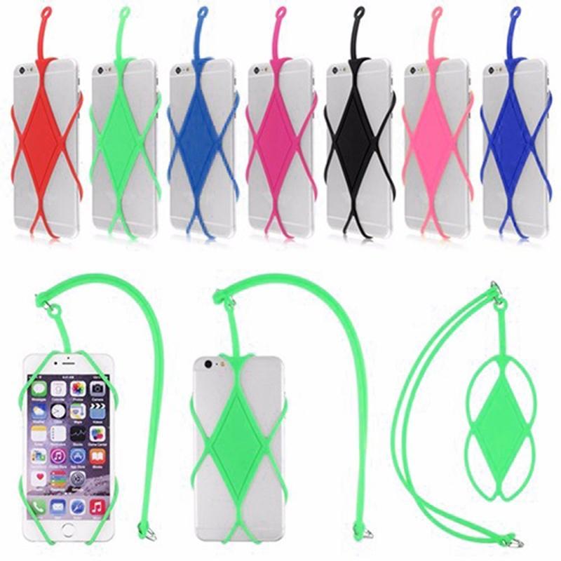 Buy Best 1PC Cover Holder For Cell Phone Silicone Lanyard Case Sling